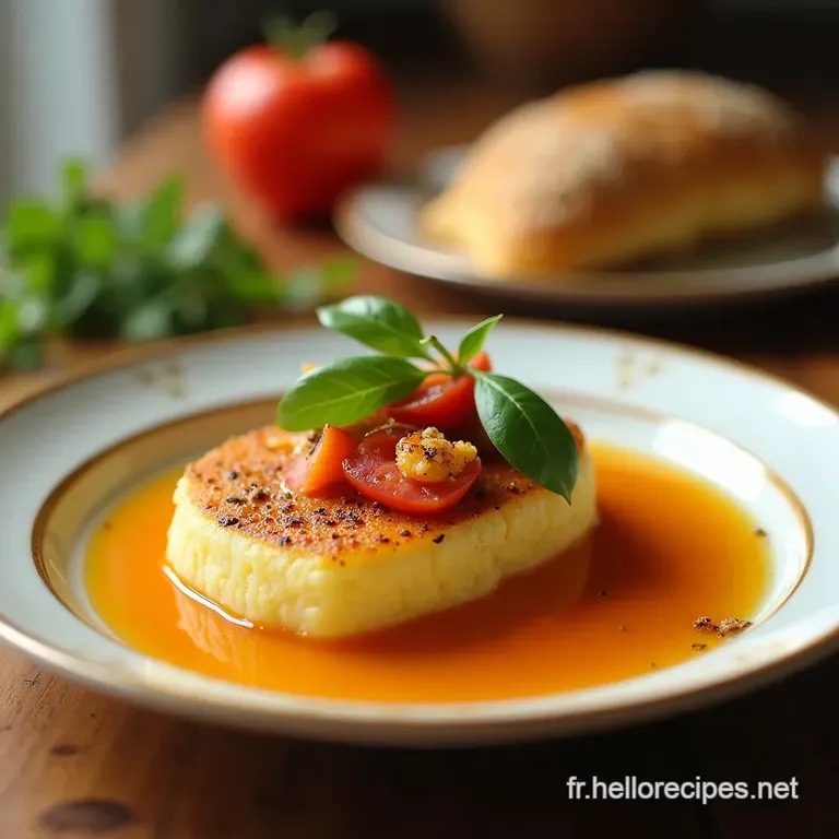 Velout&eacute; De Panais Et Topinambours presentation