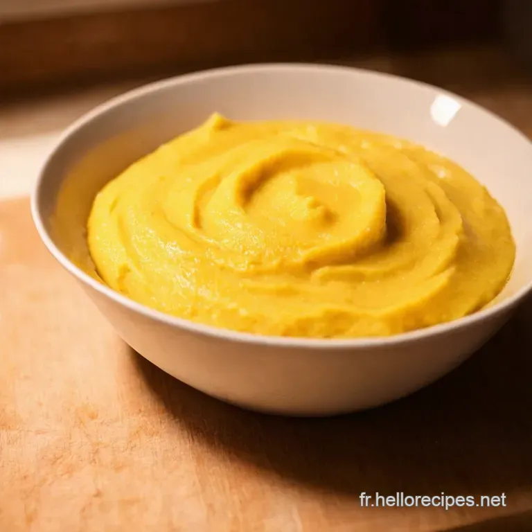 Velout&eacute; De Patates Douces &Agrave; La Cr&egrave;me Et Noix De Muscade presentation
