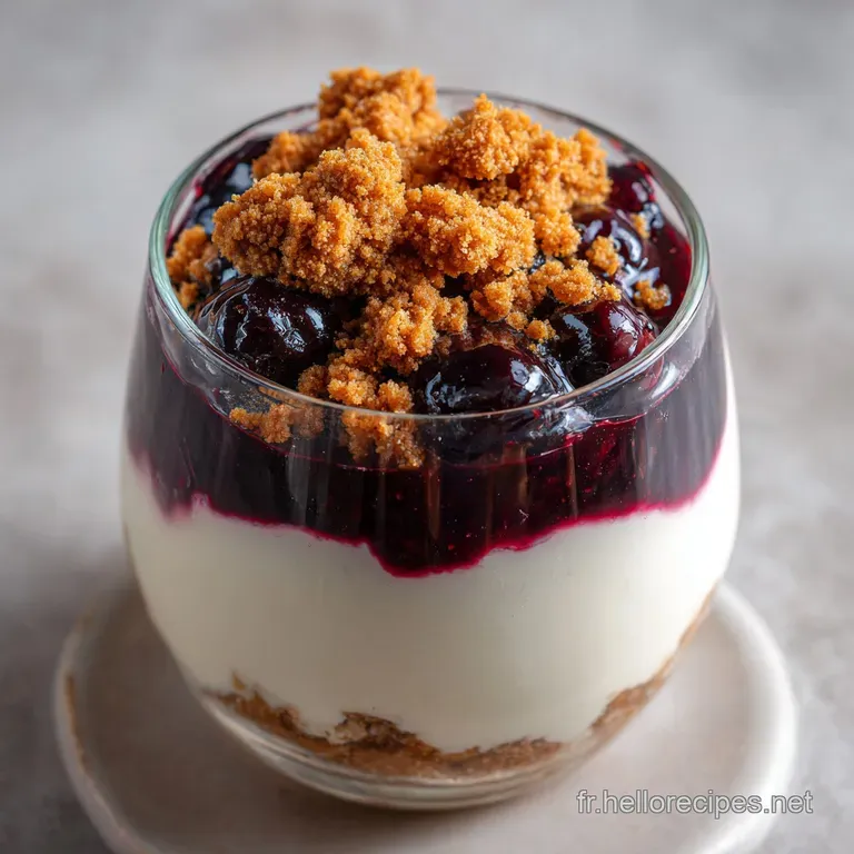 Amour De Cuisine : Verrine Yaourt Grec et Myrtilles