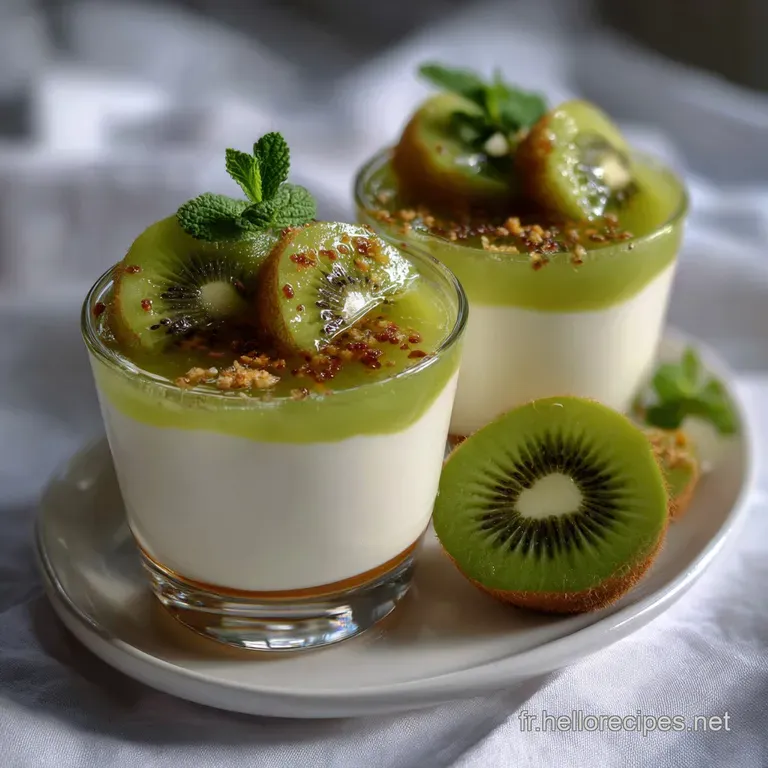 Verrines Sucrees Kiwis Mascarpone Amour De | Le Dessert Frais Id&eacute;al