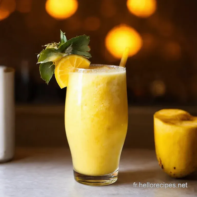 Virgin Pina Colada Un Goût de Paradis Sans Alcool presentation