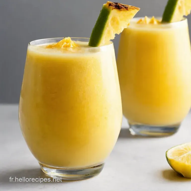 Virgin Pina Colada Un Goût de Paradis Sans Alcool
