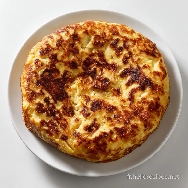 La Vraie Tortilla Espagnole Classique La Simplicit&eacute; Subtile du Confit dHuile dOlive