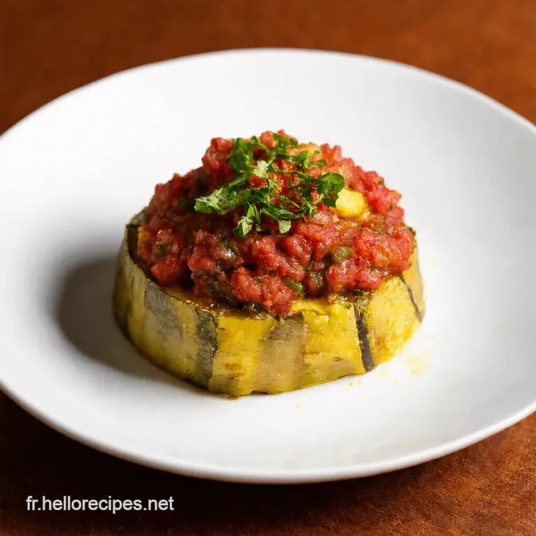 Zaalouk Revisité Tartare dAubergines Marocain